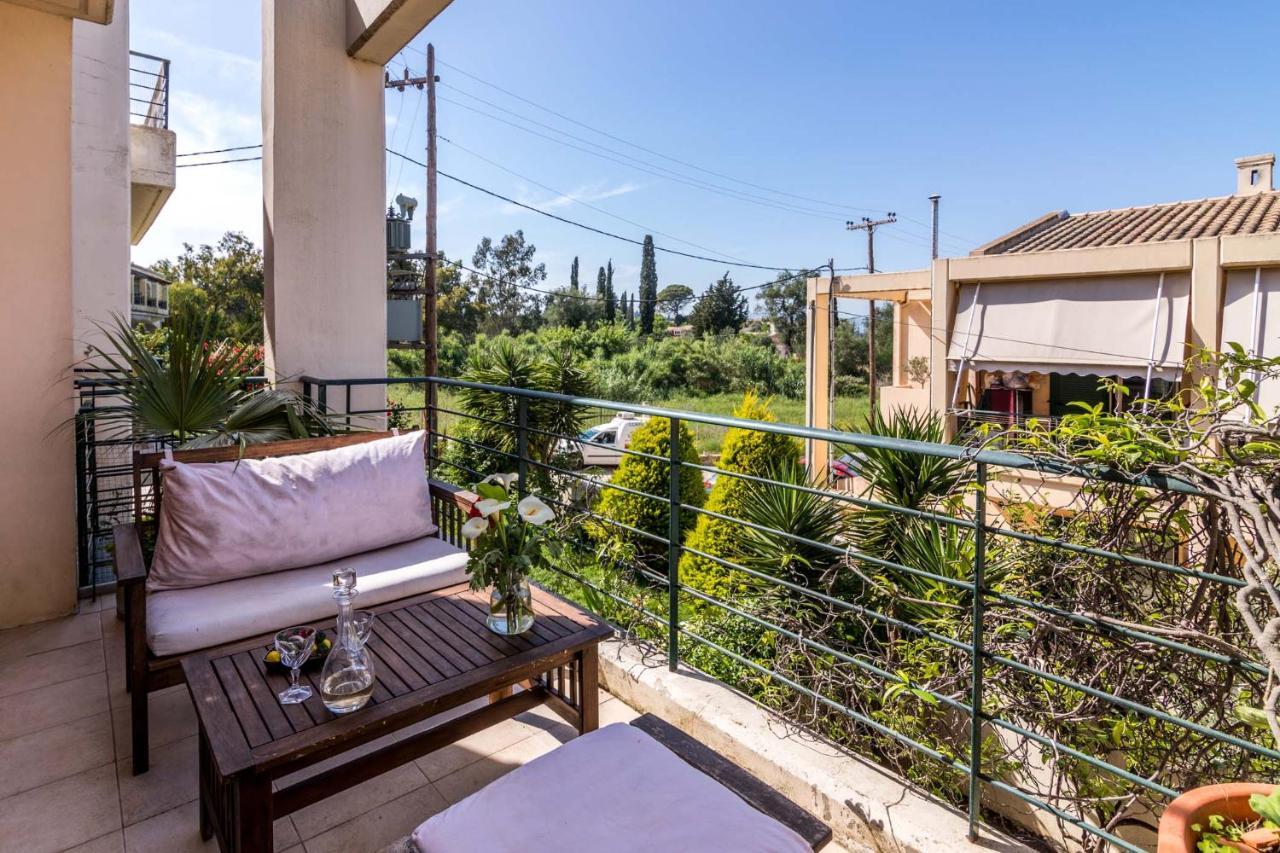 Cosy Family Apartment Corfu  Exteriör bild